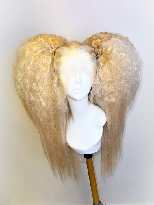 ÉireHeadRTW - Tonal blonde double pony
