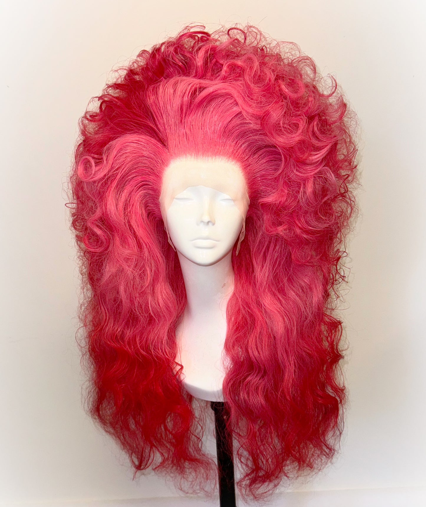 ÉireHeadRTW - Pink & Red Disco Curls