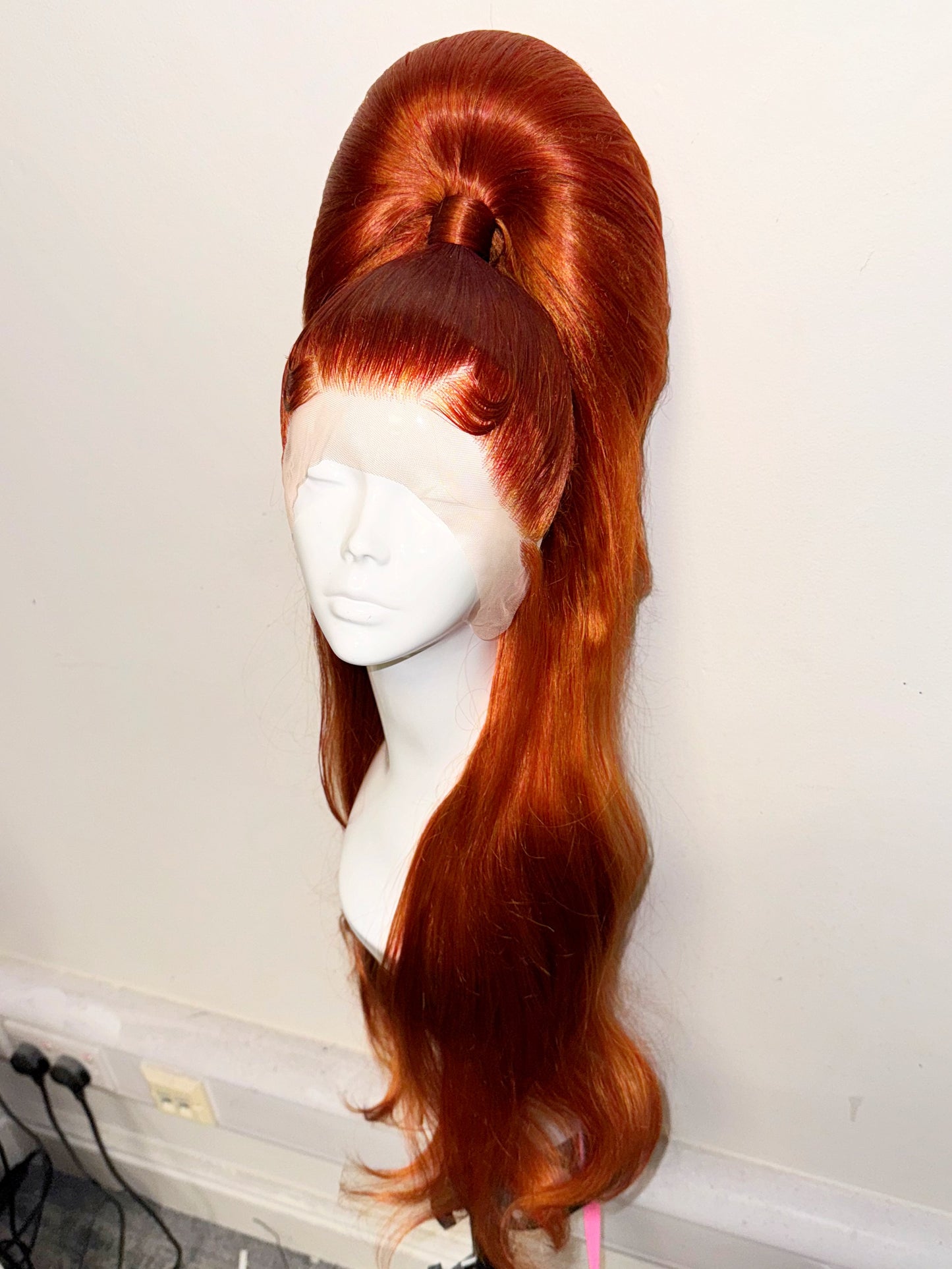 ÉireHeadRTW - Ginger half up half down pony