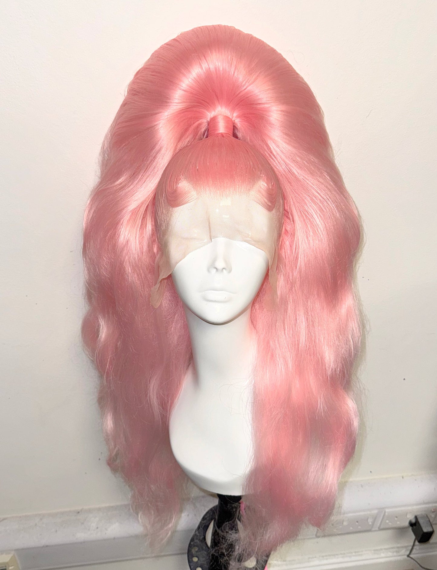 ÉireHeadRTW - baby pink half up half down pony